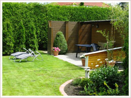 Saunagarten hinterm Haus Saunagarten hinterm Haus
