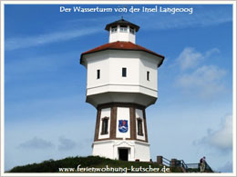 Wahrzeichen Wasserturm Langeoog